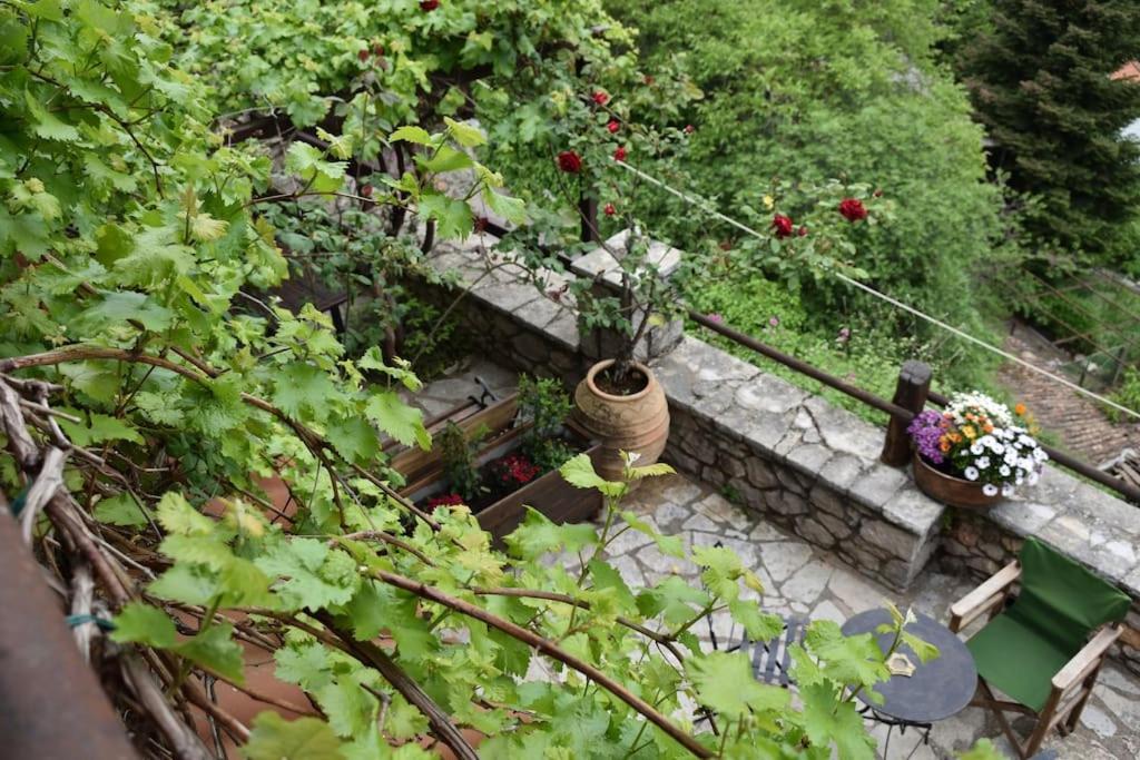 Villa Μικρή Πέτρινη Μεζονέτα 2 Lílaia Esterno foto